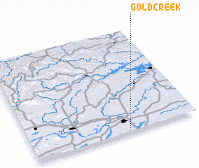 3d view of Gold Creek