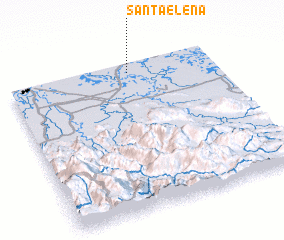 3d view of Santa Elena