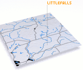 3d view of Little Falls