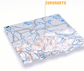 3d view of Zopo Norte