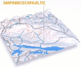 3d view of San Francisco Pujiltic