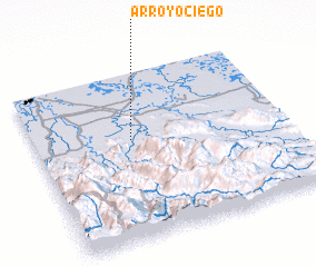 3d view of Arroyo Ciego