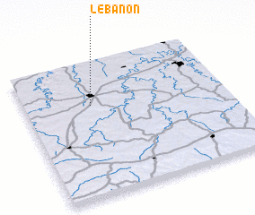 3d view of Lebanon