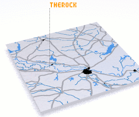 3d view of The Rock
