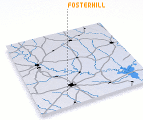 3d view of Foster Hill