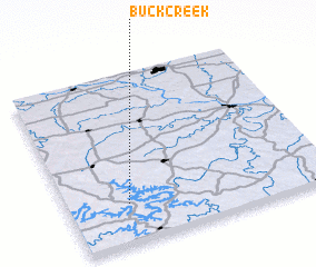 3d view of Buck Creek