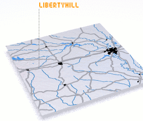 3d view of Liberty Hill