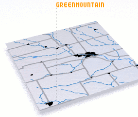 3d view of Green Mountain