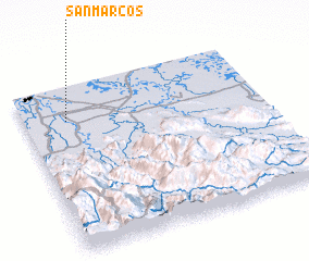 3d view of San Marcos