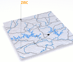 3d view of Zinc