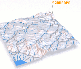 3d view of San Pedro