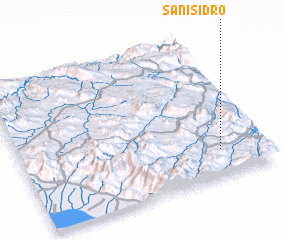 3d view of San Isidro