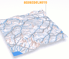 3d view of Aguas del Hoyo