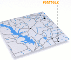 3d view of Fort Polk