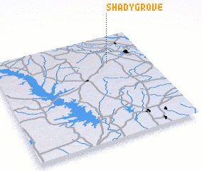 3d view of Shady Grove