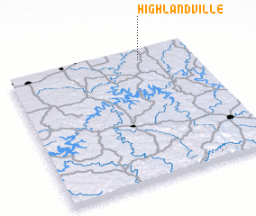 3d view of Highlandville