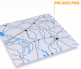 3d view of Philadelphia