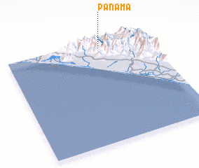 3d view of Panamá