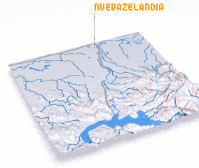 3d view of Nueva Zelandia