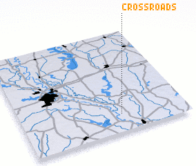 3d view of Cross Roads