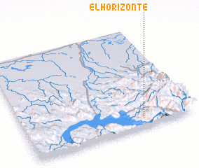 3d view of El Horizonte