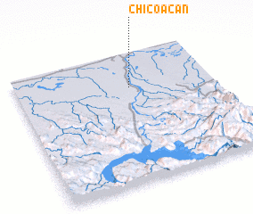 3d view of Chicoacán