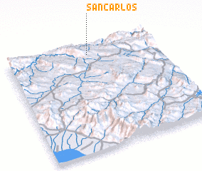 3d view of San Carlos