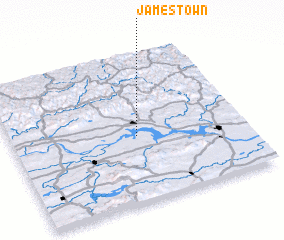 3d view of Jamestown