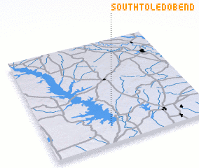 3d view of South Toledo Bend