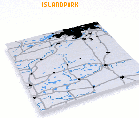 3d view of Island Park