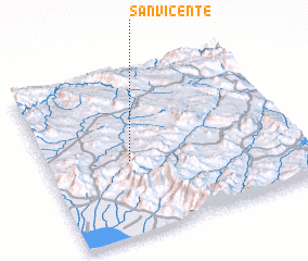 3d view of San Vicente