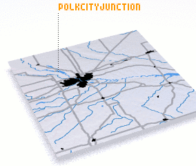 3d view of Polk City Junction