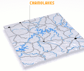3d view of Chain-O-Lakes