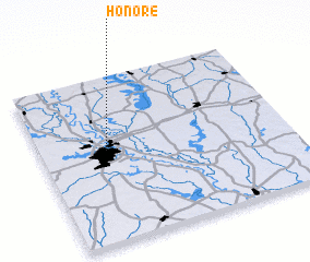 3d view of Honore