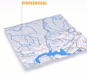 3d view of Río Pedregal