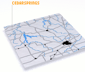 3d view of Cedar Springs