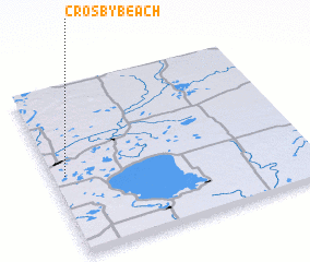 3d view of Crosby Beach