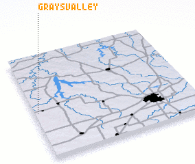 3d view of Grays Valley