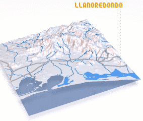 3d view of Llano Redondo