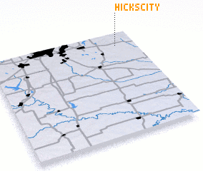 3d view of Hicks City