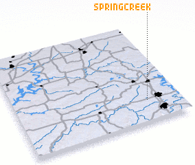 3d view of Spring Creek