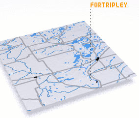 3d view of Fort Ripley