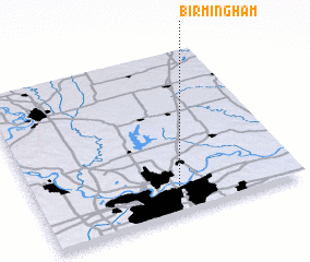 3d view of Birmingham