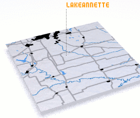 3d view of Lake Annette