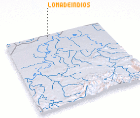 3d view of Loma de Indios