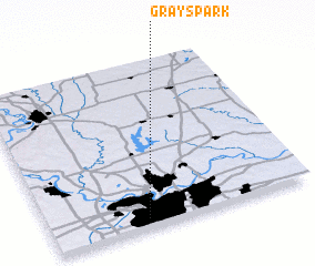 3d view of Grays Park