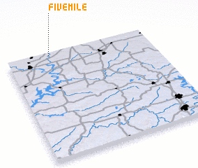 3d view of Five Mile