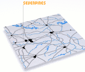 3d view of Seven Pines