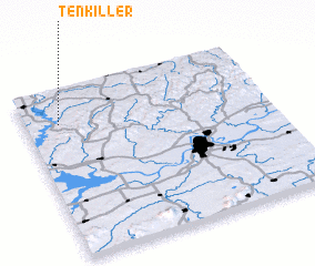 3d view of Tenkiller