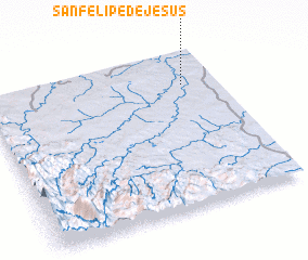 3d view of San Felipe de Jesús